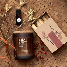 Load image into Gallery viewer, PALO SANTO CANDLE 240ml GLASS JAR