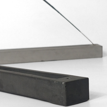 Load image into Gallery viewer, TRANQUILITY CUBIC CONCRETE INCENSE HOLDER
